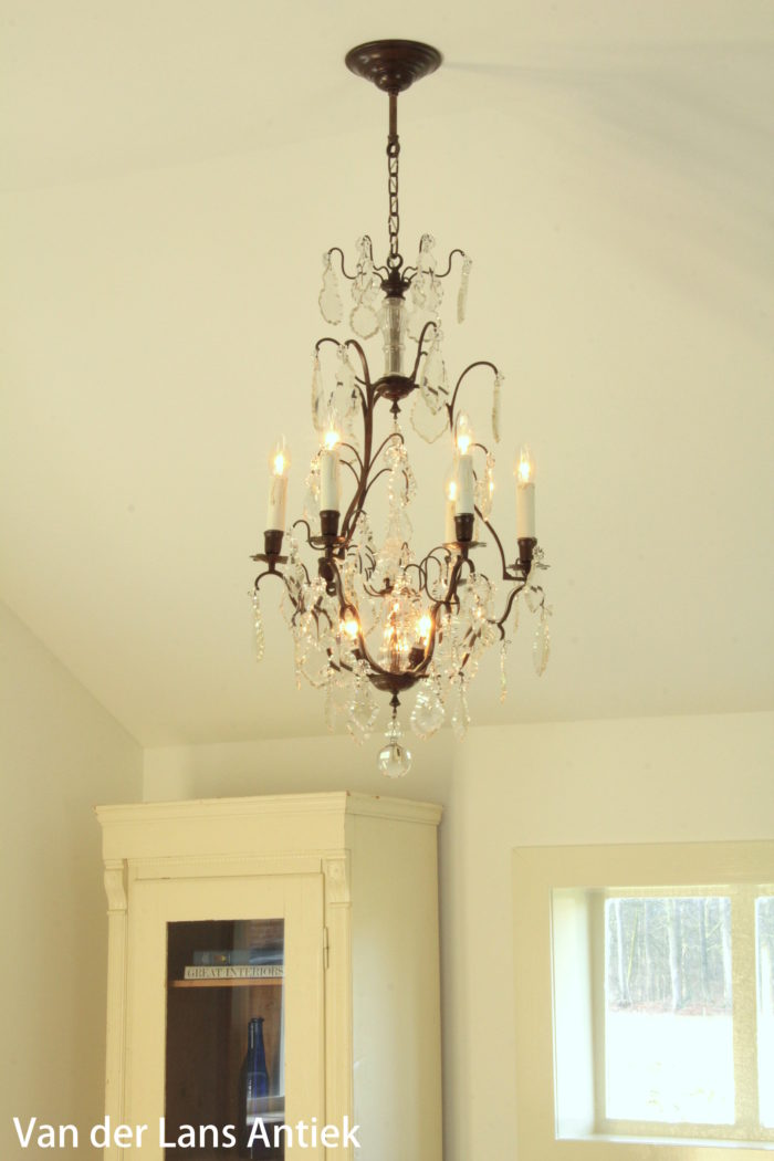 Antieke Franse kroonluchter, Antique French chandelier, Antike Franzosische Kronleuchter