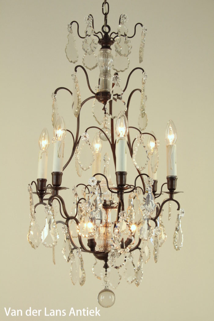 Antieke Franse kroonluchter, Antique French chandelier, Antike Franzosische Kronleuchter