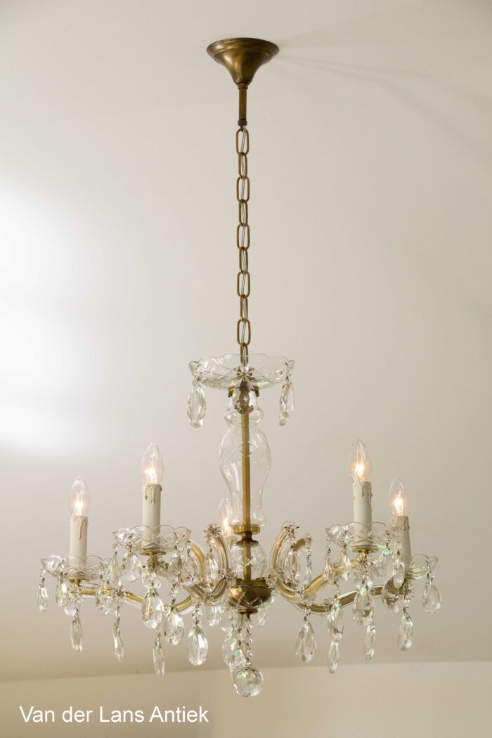 Kristallen Maria Theresia kroonluchter, chandelier, Kronleuchter aus Kristall