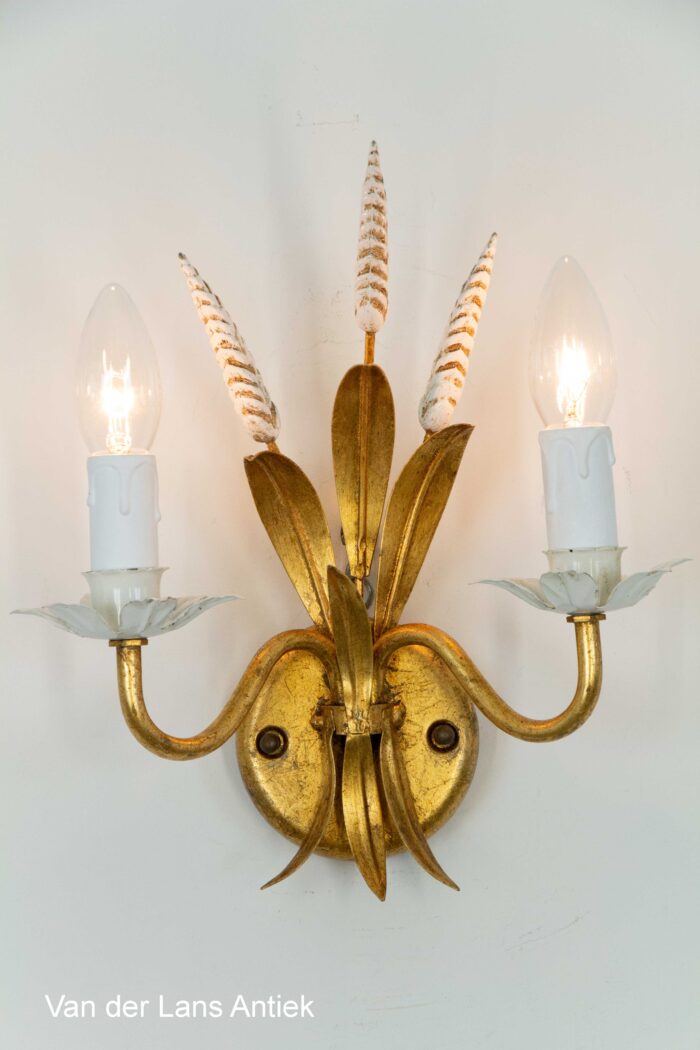 Antique Italian wall light, Antike Italienische Wandleuchte, Antieke Italiaanse wandlamp