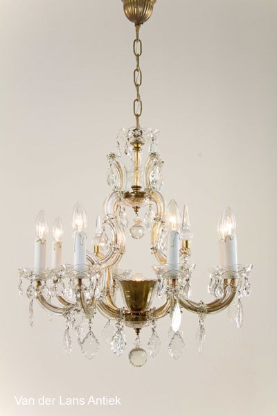 Maria Theresia kroonluchter, chandelier, Kronleuchter mit Kristallen