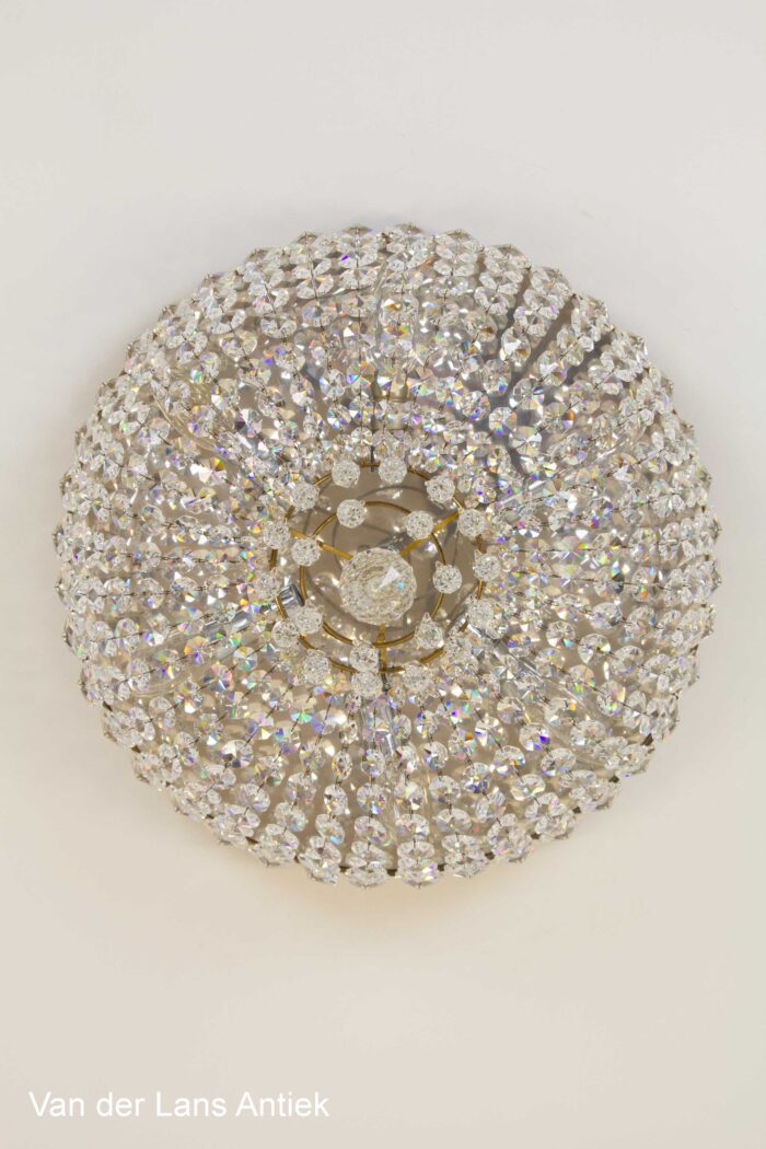Kristallen plafonniere, Crystal ceiling light, Kristall Deckenleuchte