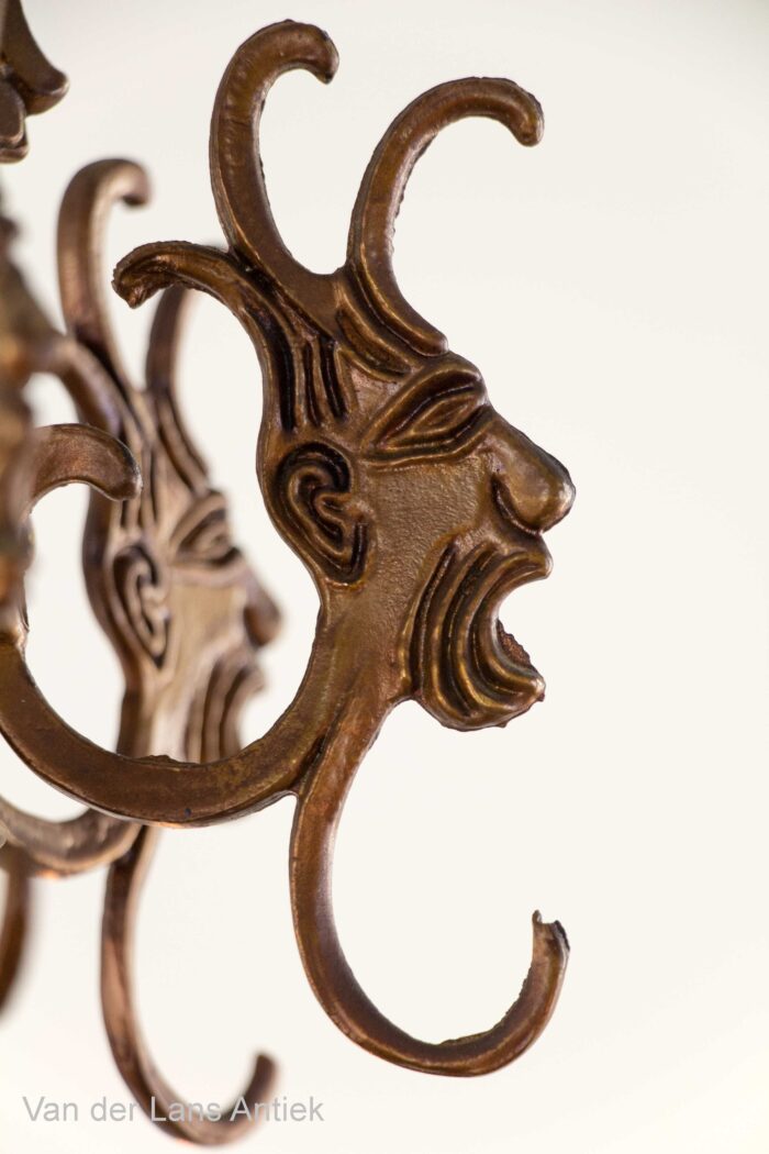 Antieke Hollandse kroonluchter, Antique Dutch chandelier, Antike hollandische Kronleuchter