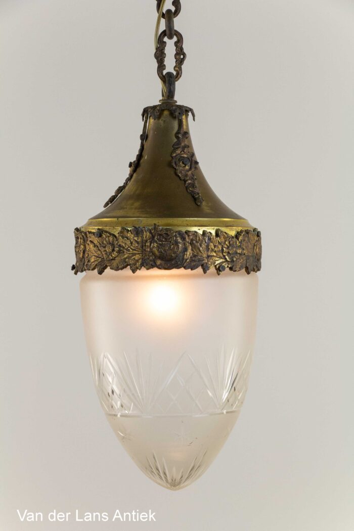 Antieke Hallamp, Antique Hall lantern, Antike Hangeleuchte. Antike Flur Hangeleuchte