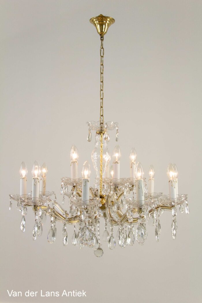 Kristallen Maria Theresia kroonluchter, crystal chandelier, Kronleuchter aus Kristall