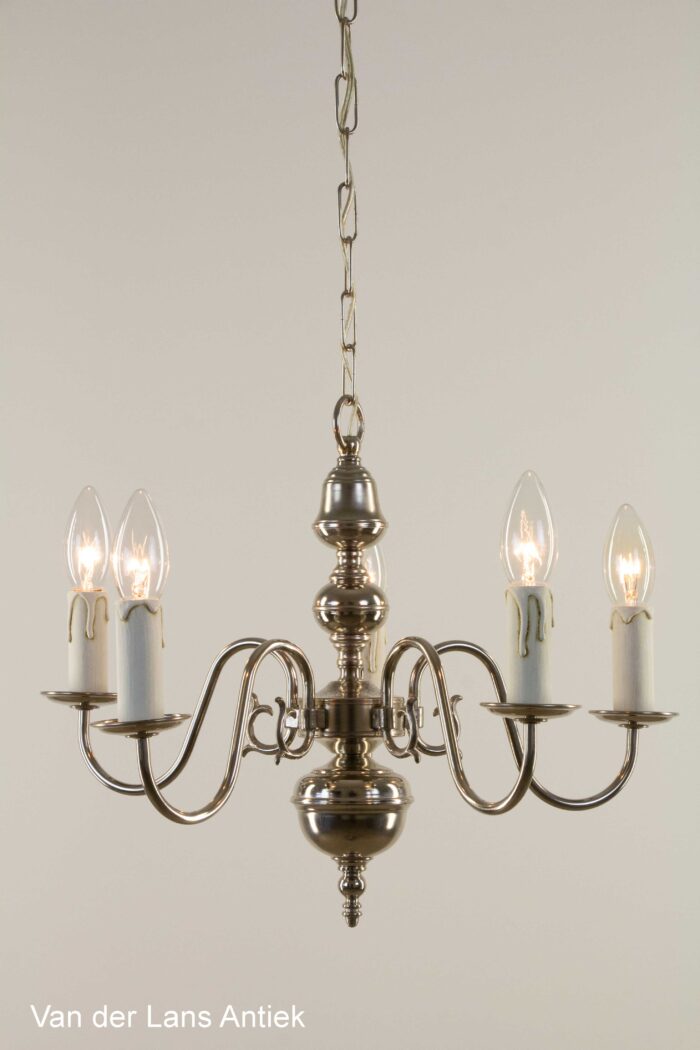 Antieke Hollandse kroonluchter, Antique Dutch chandelier, Antike hollandische Kronleuchter