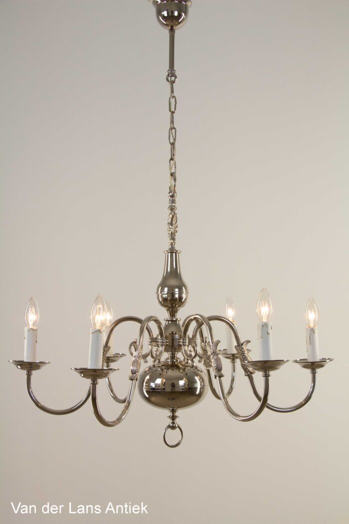 Antieke Hollandse kroonluchter, Antique Dutch chandelier, Antike hollandische Kronleuchter