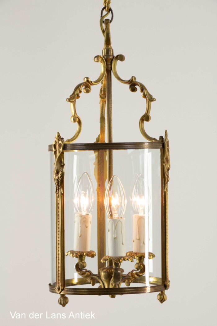Antieke Hallamp, Ganglamp, Lantaarn, Antique Hall lantern, Antike Hangeleuchte. Antike Flur Hangeleuchte