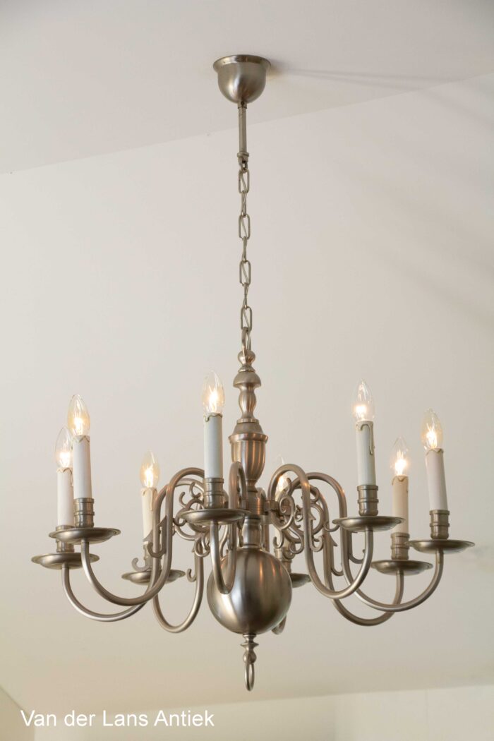 Antieke Hollandse kroonluchter, Antique Dutch chandelier, Antike hollandische Kronleuchter