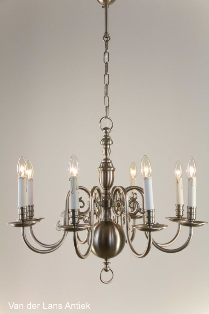 Antieke Hollandse kroonluchter, Antique Dutch chandelier, Antike hollandische Kronleuchter