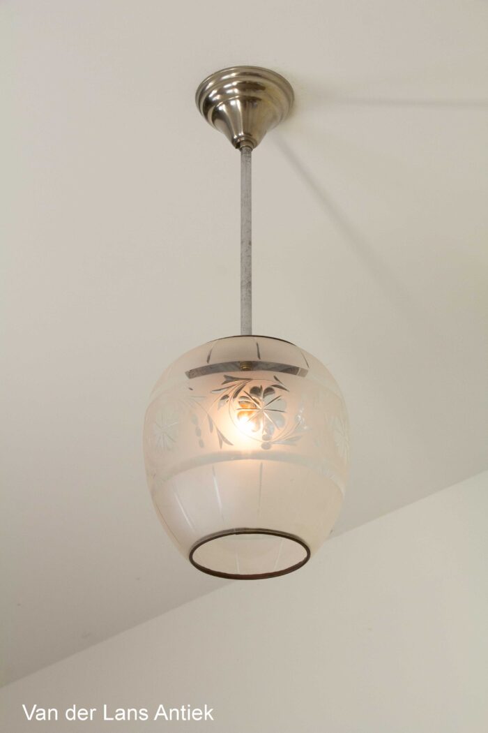 Art Deco hanglamp, Art Deco hanging lamp, Art Deco Hangeleuchte