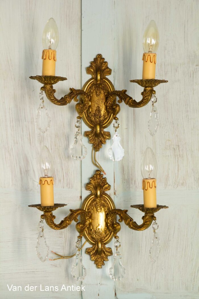 barokke wandlampen, baroque wall lamps, barocke Wandlampen