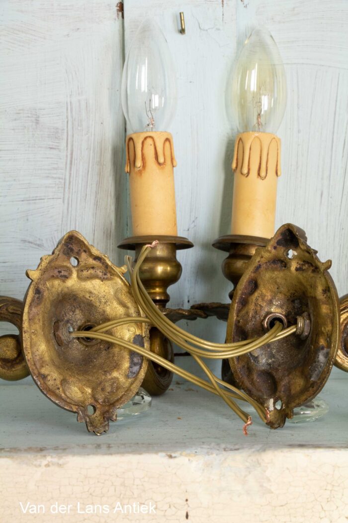 barokke wandlampen, baroque wall lamps, barocke Wandlampen