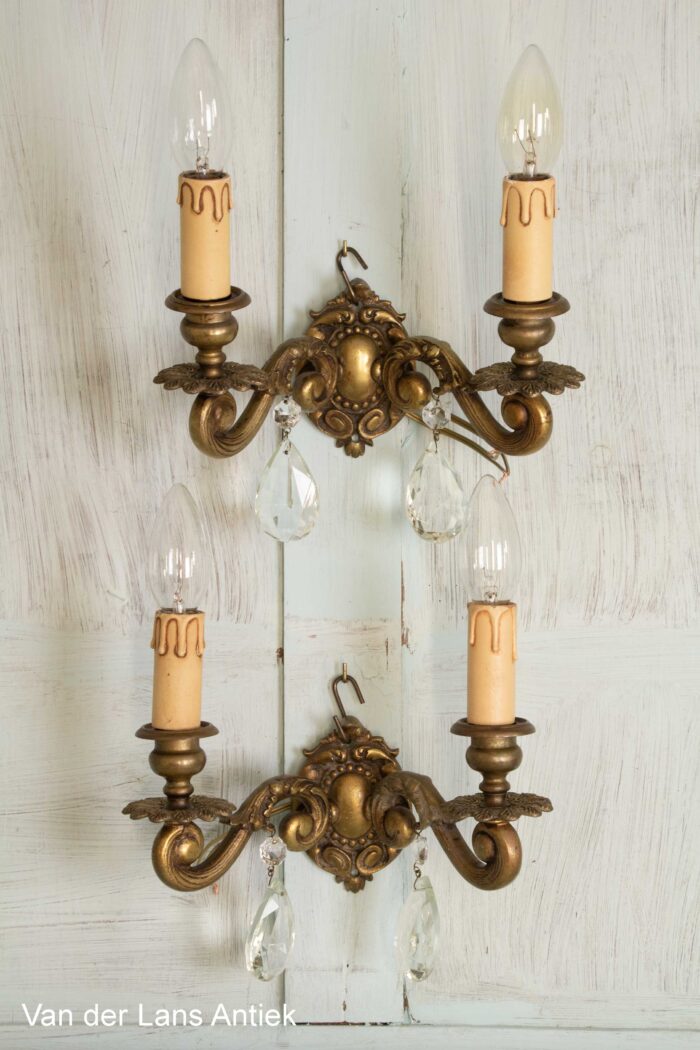 barokke wandlampen, baroque wall lamps, barocke Wandlampen