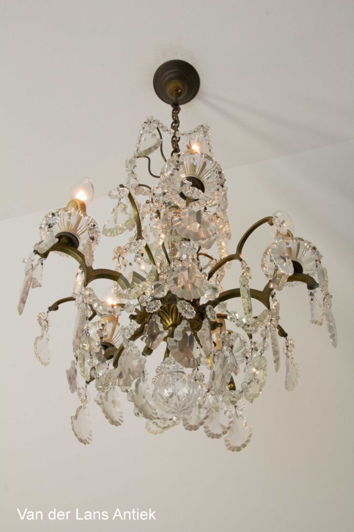 Antieke Franse kroonluchter, Antique French chandelier, Antike Franzosische Kronleuchter