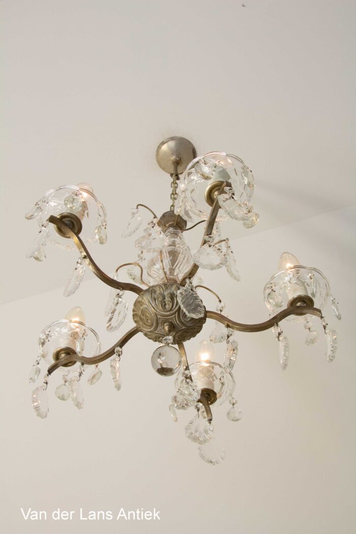 Antieke Franse kroonluchter, Antique French chandelier, Antike Franzosische Kronleuchter