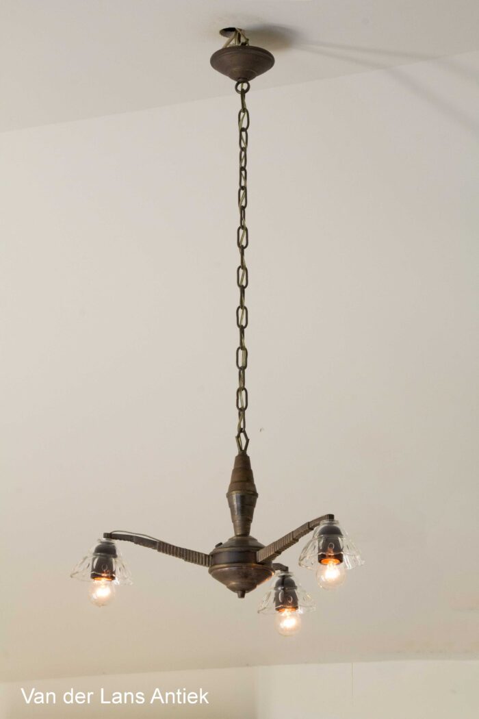 Art Deco kroonluchter, Art Deco chandelier, Art Deco Kronleuchter