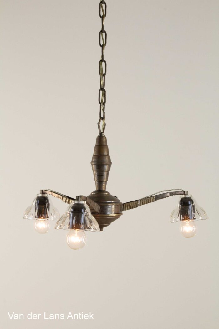 Art Deco kroonluchter, Art Deco chandelier, Art Deco Kronleuchter