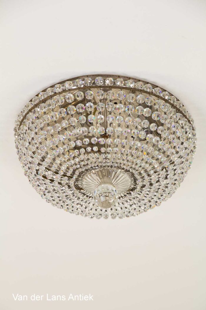 Kristallen plafonniere, Crystal ceiling light, Kristall Deckenleuchte