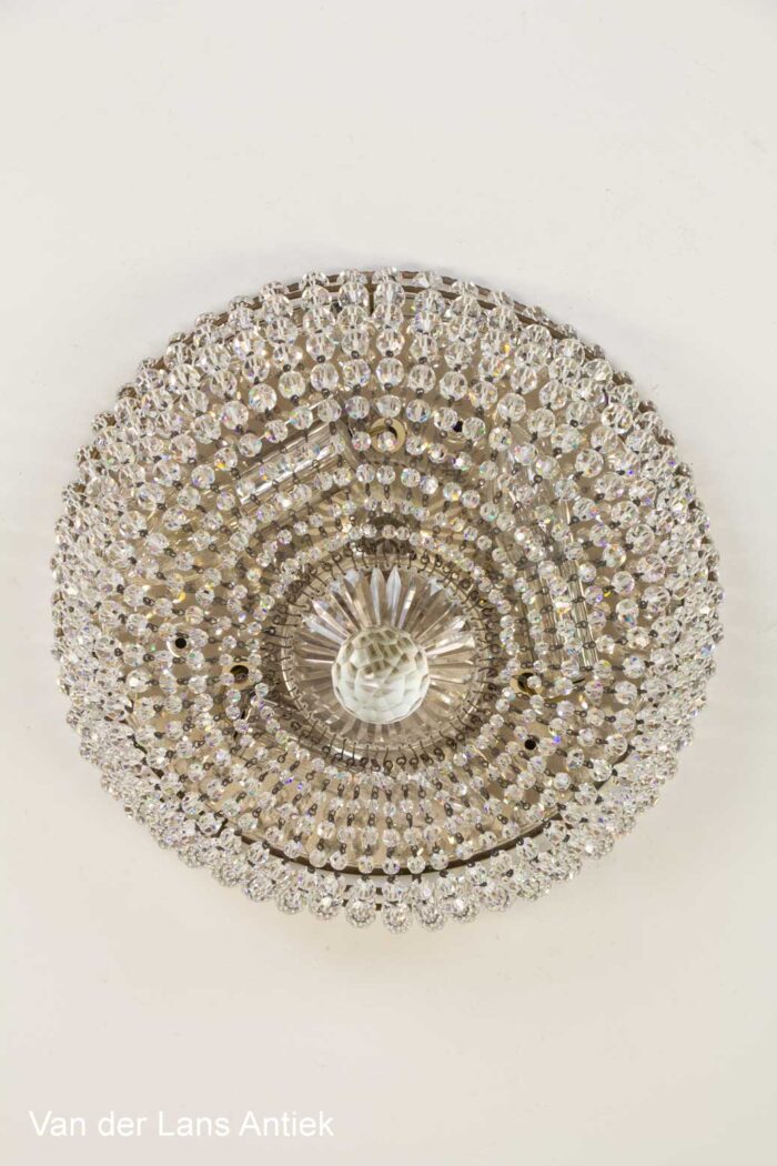 Kristallen plafonniere, Crystal ceiling light, Kristall Deckenleuchte