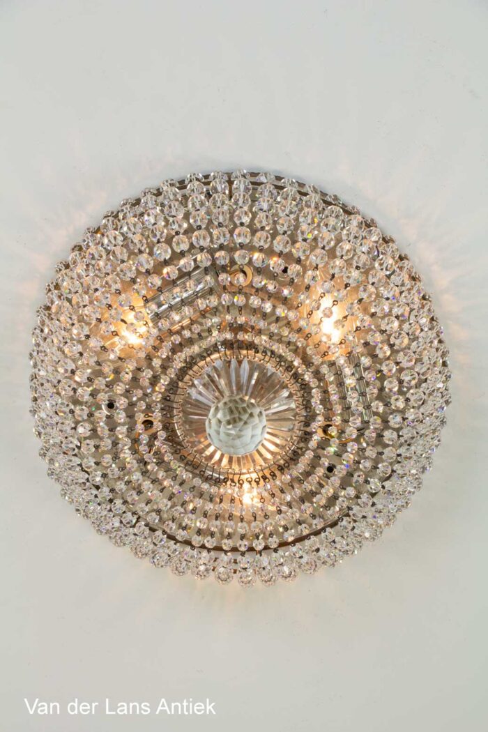 Kristallen plafonniere, Crystal ceiling light, Kristall Deckenleuchte