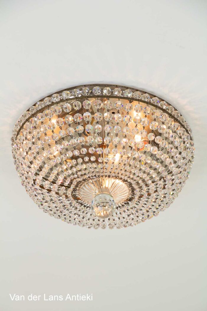 Kristallen plafonniere, Crystal ceiling light, Kristall Deckenleuchte