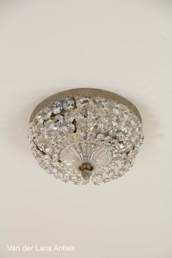 Kristallen plafonniere, Crystal ceiling light, Kristall Deckenleuchte