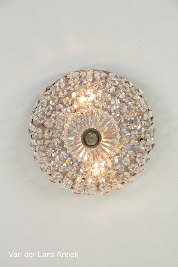 Kristallen plafonniere, Crystal ceiling light, Kristall Deckenleuchte