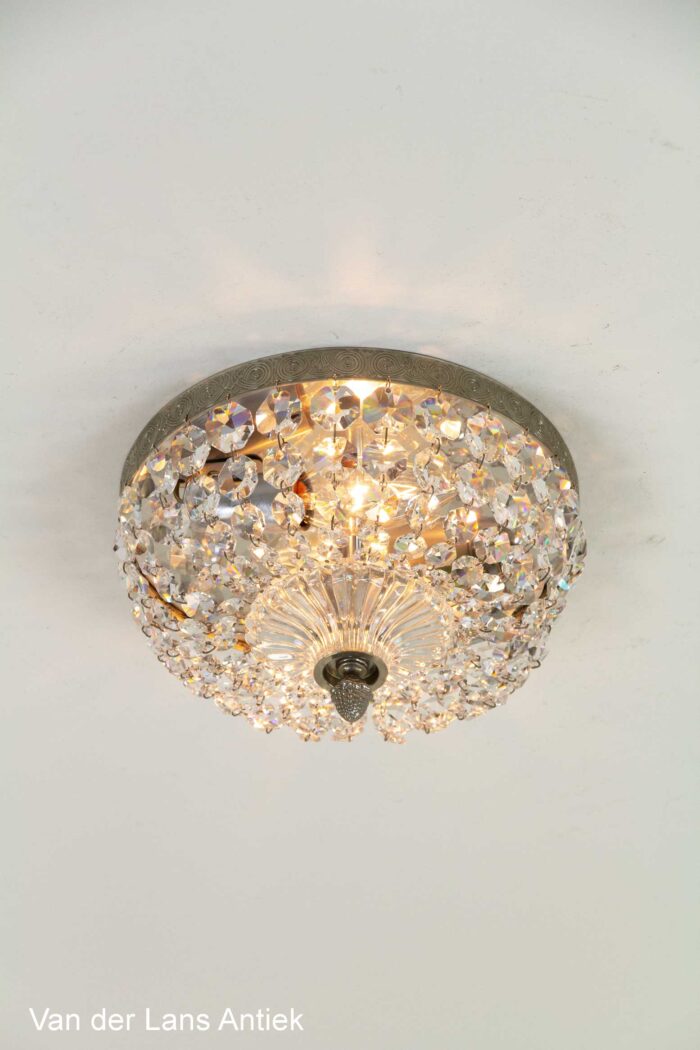 Kristallen plafonniere, Crystal ceiling light, Kristall Deckenleuchte