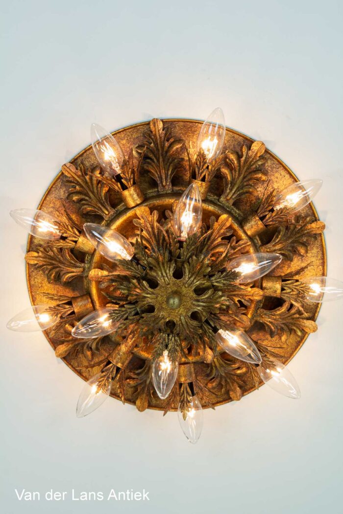 Italiaanse plafonniere, Italian ceiling lamp, Italienische Deckenleuchte