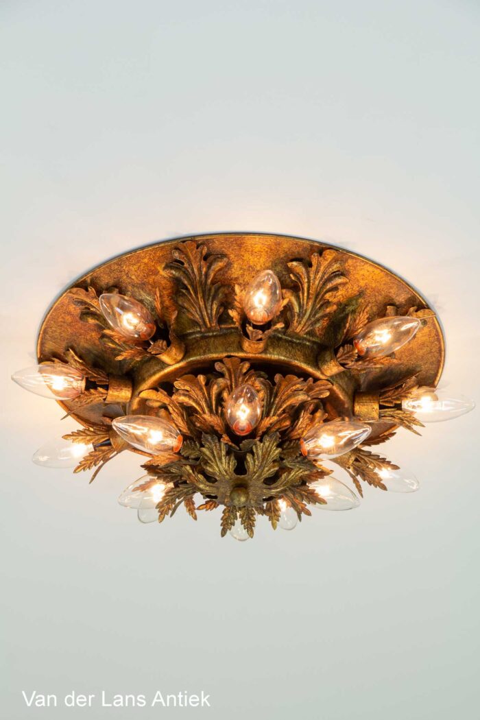 Italiaanse plafonniere, Italian ceiling lamp, Italienische Deckenleuchte