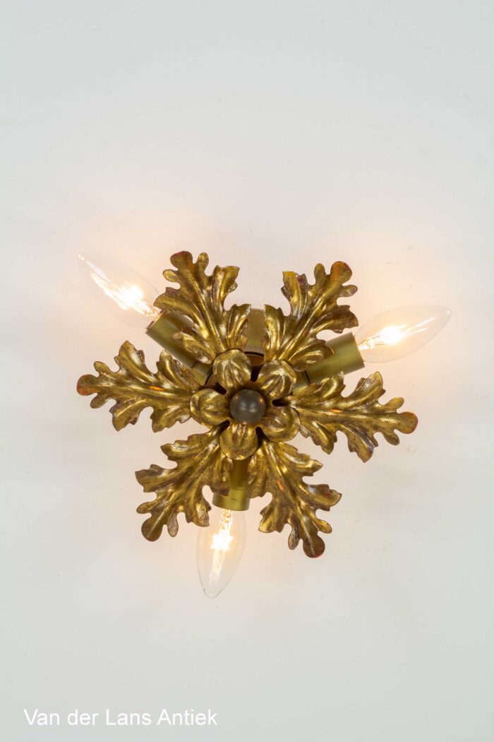 Italiaanse plafonniere, Italian ceiling lamp, Italienische Deckenleuchte