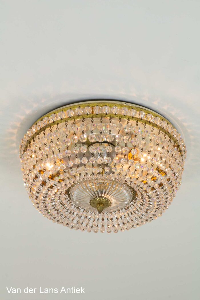 Kristallen plafonniere, Crystal ceiling light, Kristall Deckenleuchte