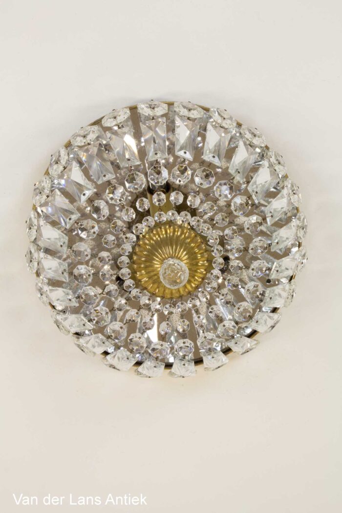 Kristallen plafonniere, Crystal ceiling light, Kristall Deckenleuchte