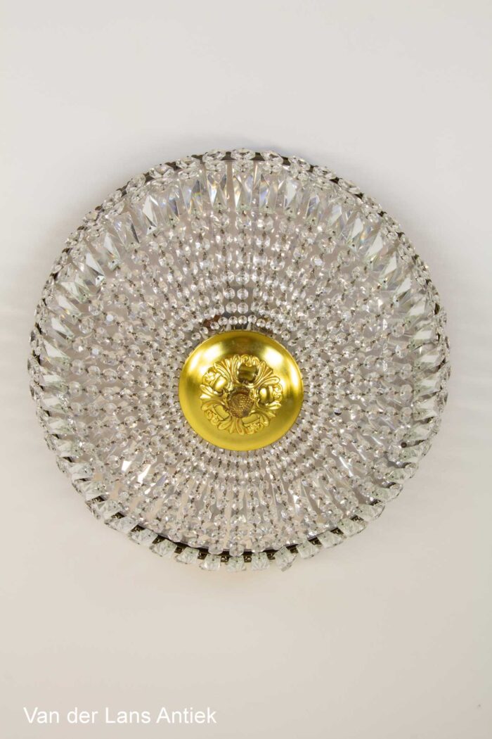 Kristallen plafonniere, Crystal ceiling light, Kristall Deckenleuchte