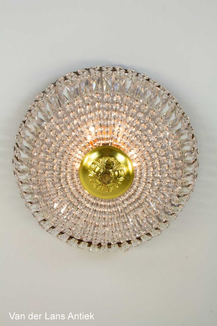 Kristallen plafonniere, Crystal ceiling light, Kristall Deckenleuchte