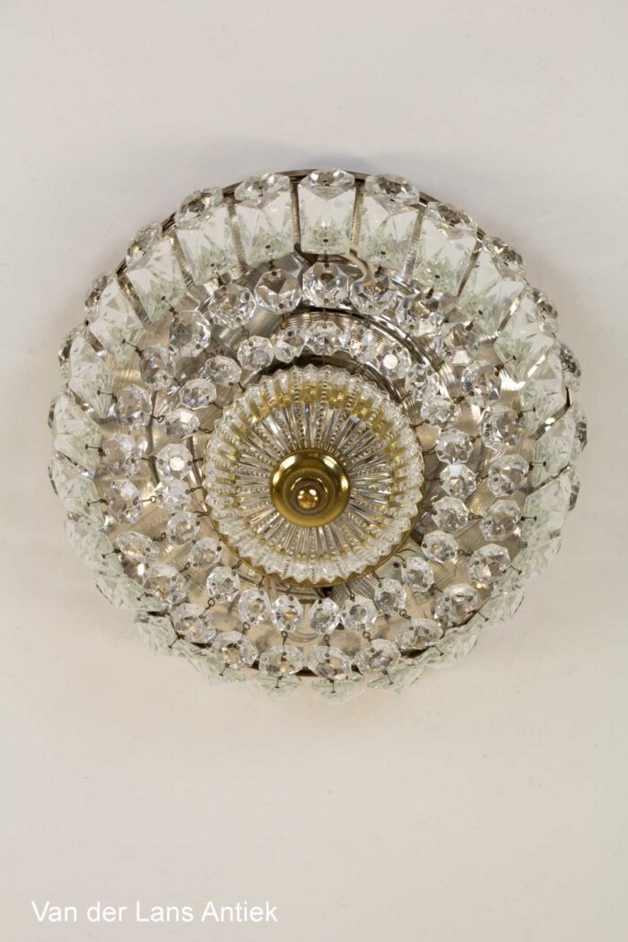 Kristallen plafonniere, Crystal ceiling light, Kristall Deckenleuchte