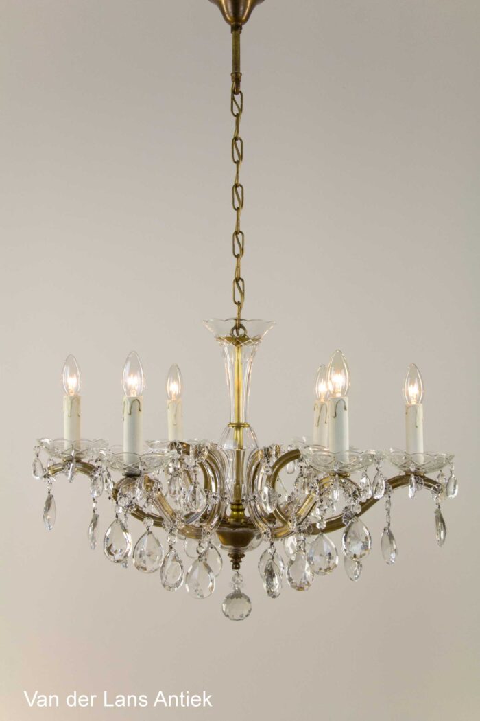 Kristallen Maria Theresia kroonluchter, crystal chandelier, Kronleuchter aus Kristall