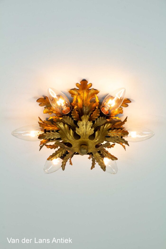 Italiaanse plafonniere, Italian ceiling lamp, Italienische Deckenleuchte